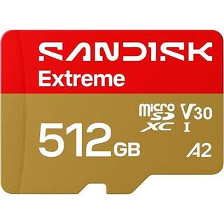 SanDisk Tarjeta UHS-I de 512 GB Extreme MicroSD
